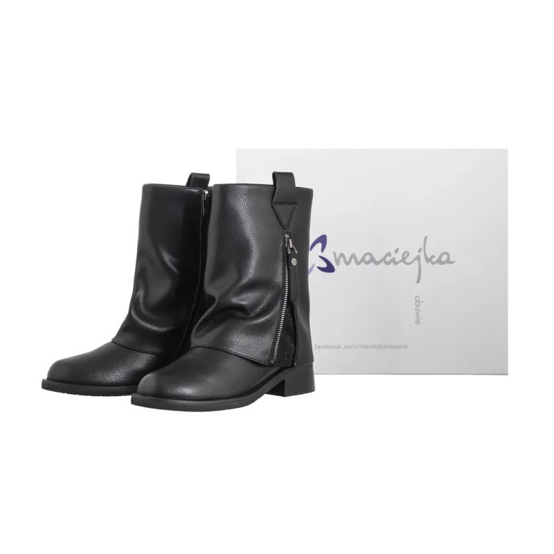 Maciejka Czarne K7213-01/00-8 (MA1444-a) kurpes