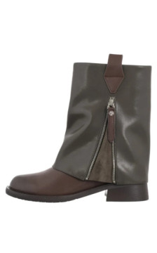 Maciejka Zielono-Brązowe K7213-09/00-8 (MA1444-b) kurpes