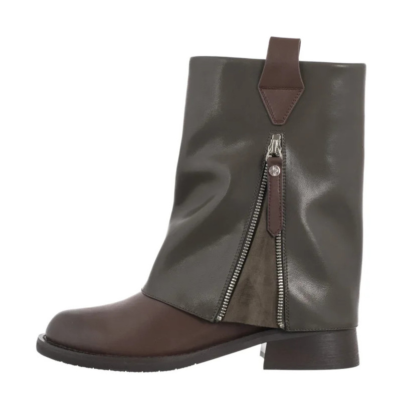 Maciejka Zielono-Brązowe K7213-09/00-8 (MA1444-b) kurpes