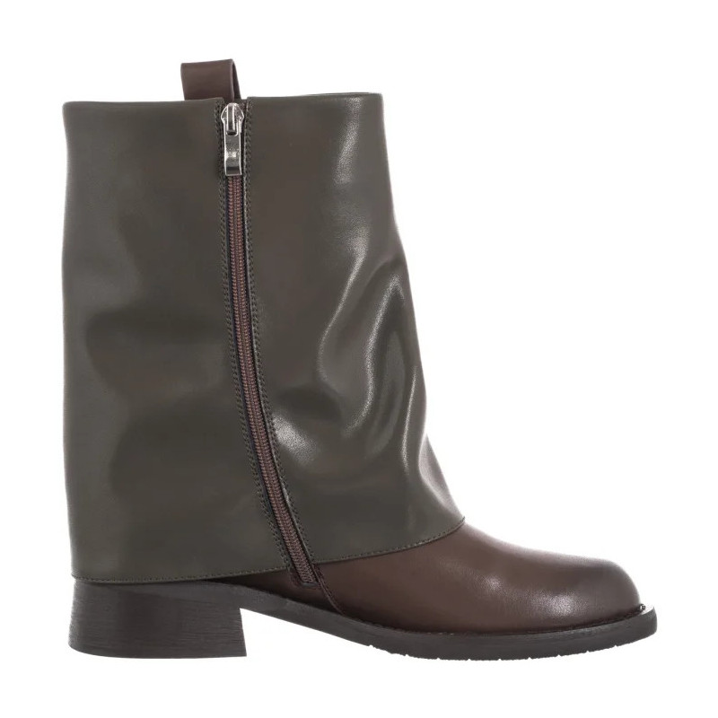 Maciejka Zielono-Brązowe K7213-09/00-8 (MA1444-b) kurpes