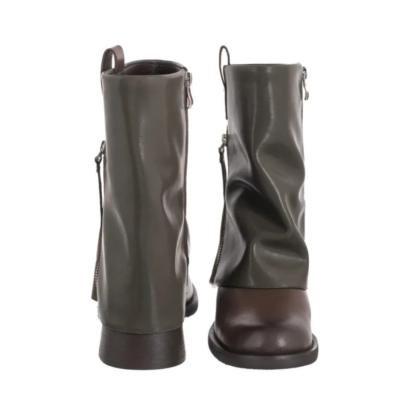 Maciejka Zielono-Brązowe K7213-09/00-8 (MA1444-b) kurpes