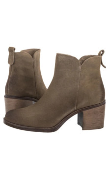 Sergio Leone Beżowe BT 25321-S (SL588-a) kurpes