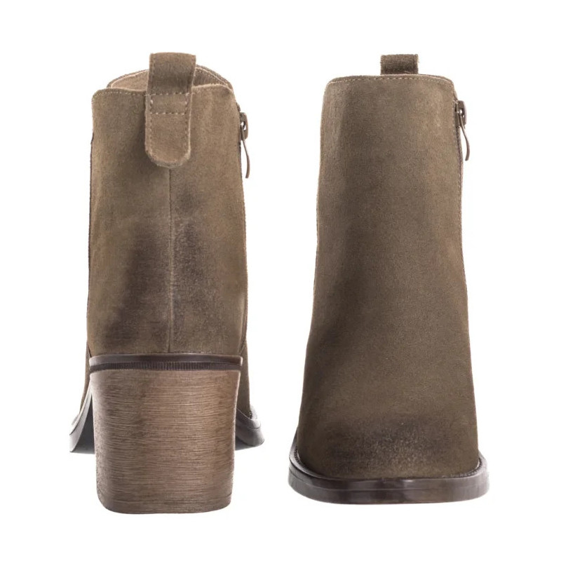 Sergio Leone Beżowe BT 25321-S (SL588-a) kurpes