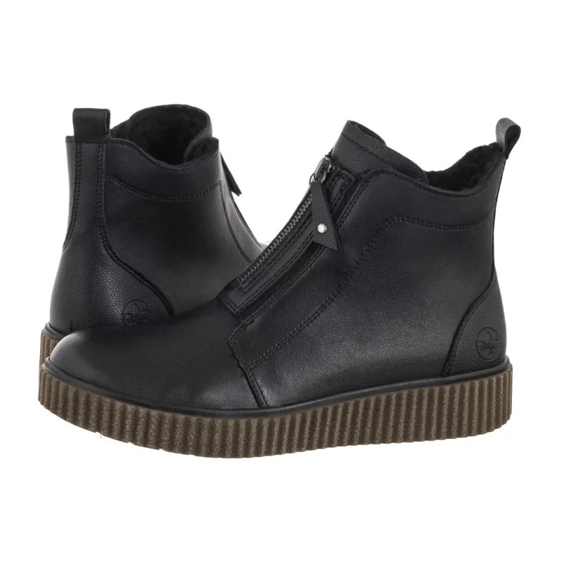 Rieker Czarne Y4354-00 Black (RI317-a) kingad
