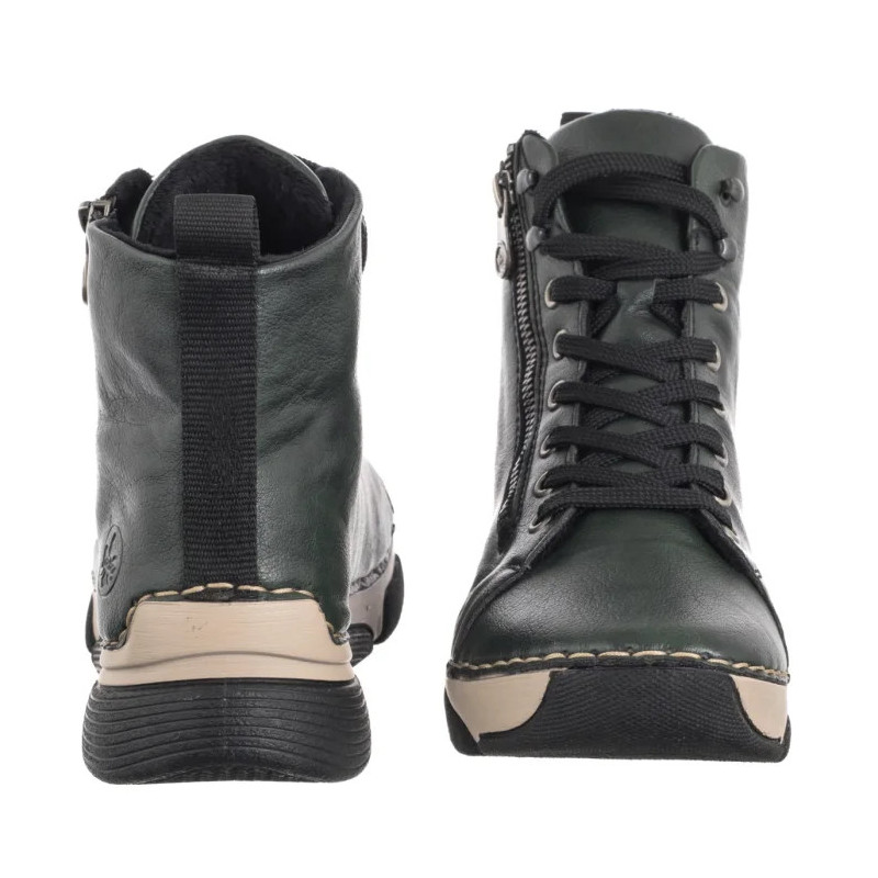 Rieker Zielone 45920-54 Green (RI322-a) batai