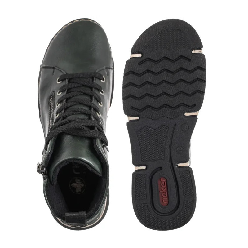 Rieker Zielone 45920-54 Green (RI322-a) batai