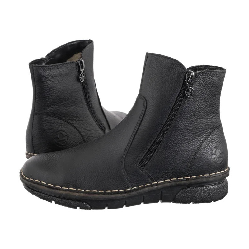 Rieker Czarne 73365-00 Black (RI326-a) batai