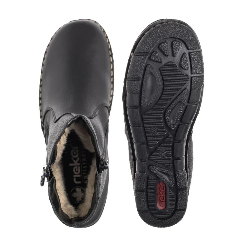 Rieker Czarne 73365-00 Black (RI326-a) batai