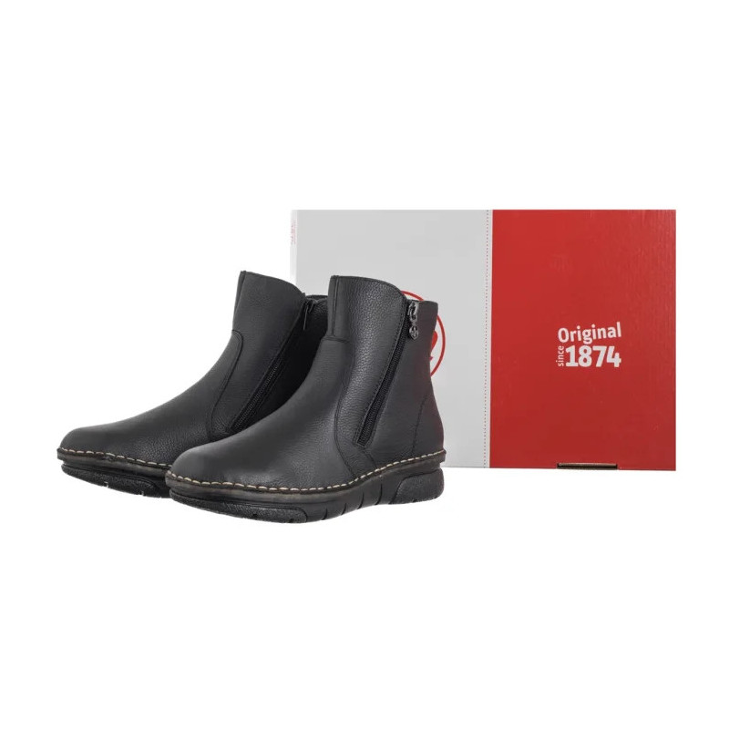 Rieker Czarne 73365-00 Black (RI326-a) batai