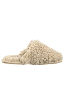 Calvin Klein Close Slipper Fur Marshmallow YW0YW01975 YAL (CK701-a) Women's Shoes/Flip Flops