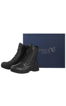 Caprice Czarne 9-26235-41 022 Black Nappa  (CP452-a) batai