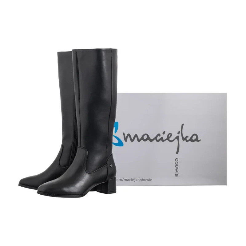 Maciejka Czarne A7165-01/00-7 (MA1452-b) shoes