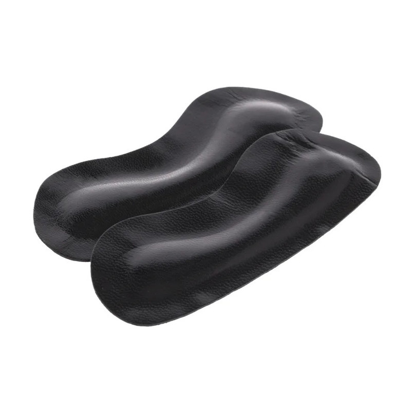 Coccine Heel Protector - Goat Leather & Latex Black (CN4-b) īsās zeķes