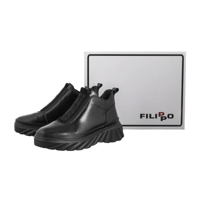 Filippo Czarne DBT7426/25 BK (FO201-a) kurpes