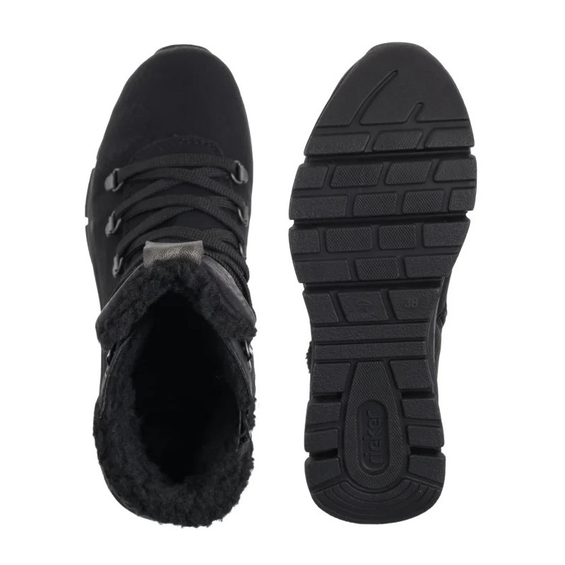 Rieker Czarne 48034-00 Black (RI329-a) batai