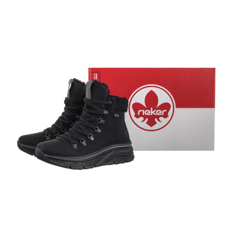 Rieker Czarne 48034-00 Black (RI329-a) batai
