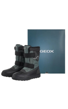 Geox J Bunshee Pg B Abx A Military/Black J46D8A 0MEFU C0498 (GE246-a) saapad