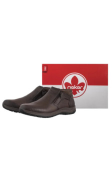 Rieker Brązowe 03657-25 Brown (RI330-a) žygio batai