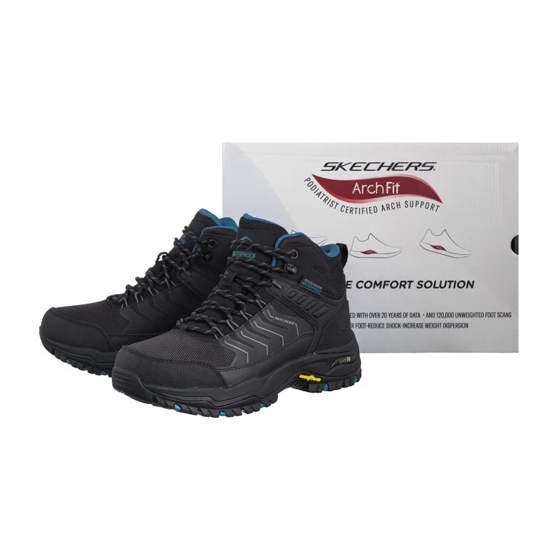 Skechers Arch Fit Dawson - Raveno Black 204634/BLK (SK298-a) batai