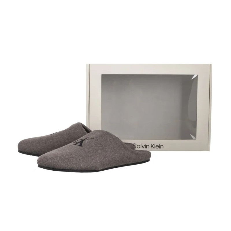 Calvin Klein Home Slipper Mule Granite Gray/Black HM0HM01931 PCG (CK703-a) slippers