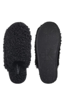 Calvin Klein Close Slipper Fur Black YW0YW01975 BEH (CK701-b) Moteriški batai/šlepetės