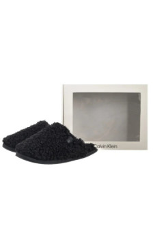 Calvin Klein Close Slipper Fur Black YW0YW01975 BEH (CK701-b) Sieviešu apavi/Flip Flops