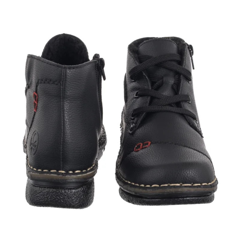 Rieker Czarne 73301-00 Black (RI331-a) batai