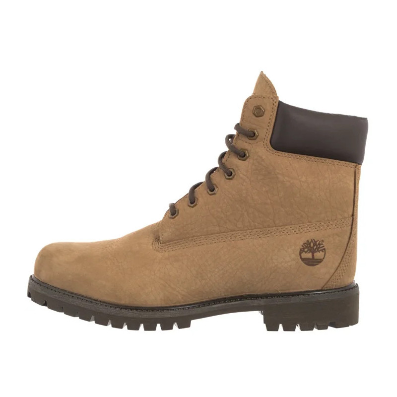 Timberland Premium 6 In Lace Waterproof MD Beige Nubuck W Dk 0A6G1R AFH (TI155-a) žygio batai