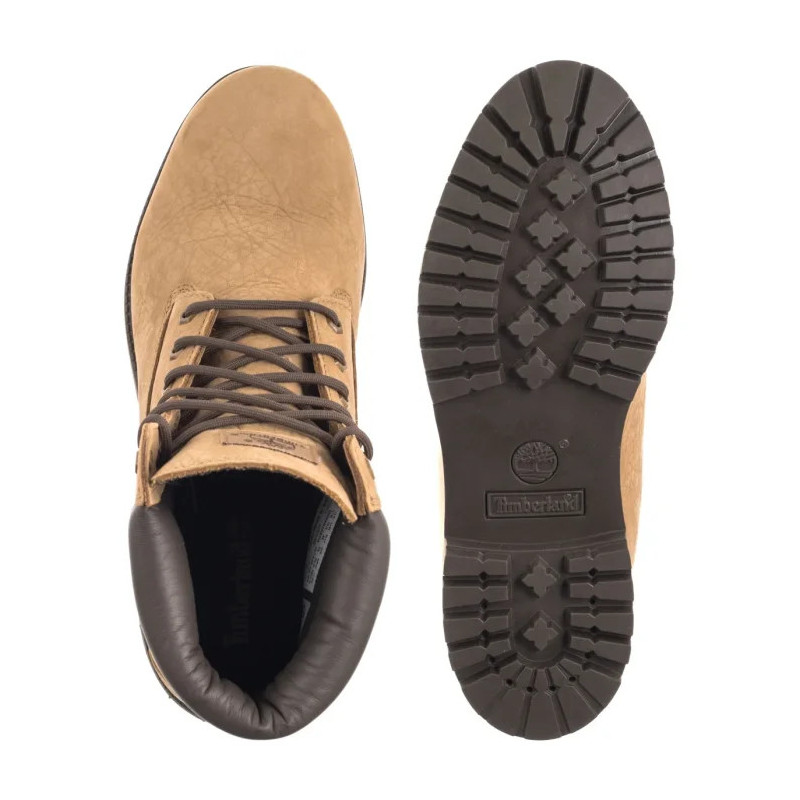 Timberland Premium 6 In Lace Waterproof MD Beige Nubuck W Dk 0A6G1R AFH (TI155-a) saapad