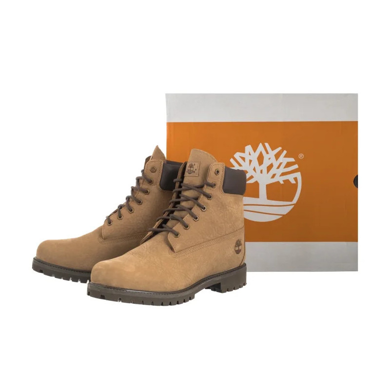 Timberland Premium 6 In Lace Waterproof MD Beige Nubuck W Dk 0A6G1R AFH (TI155-a) pārgājienu zābaki