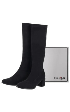 Filippo Czarne DKZ932/25 BK (FO207-a) kurpes