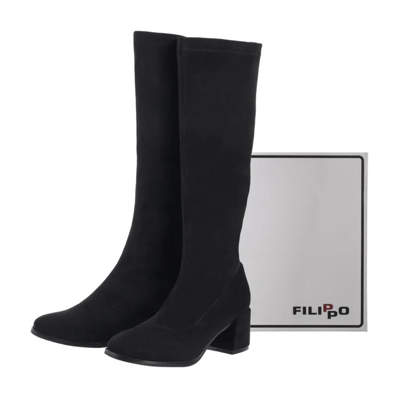 Filippo Czarne DKZ932/25 BK (FO207-a) kurpes