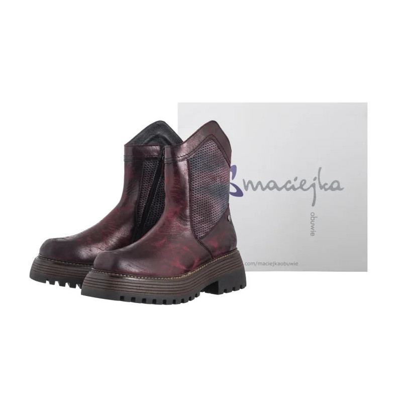 Maciejka Bordowe 07130-23/00-8 (MA1461-b) kurpes