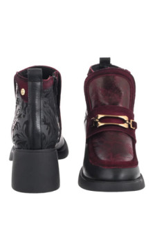 Maciejka Bordowe/Czarne 07139-23/00-8 (MA1462-a) kingad