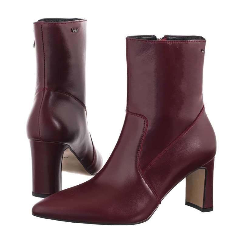 Wojas Bordowe 55316-55 (WO329-a) kurpes