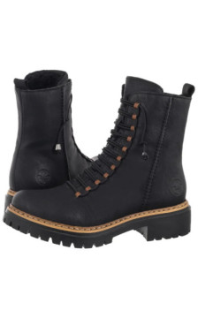 Rieker Czarne 72653-00 Black (RI334-a) saapad