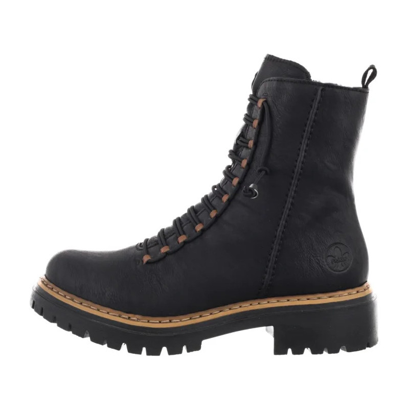 Rieker Czarne 72653-00 Black (RI334-a) batai