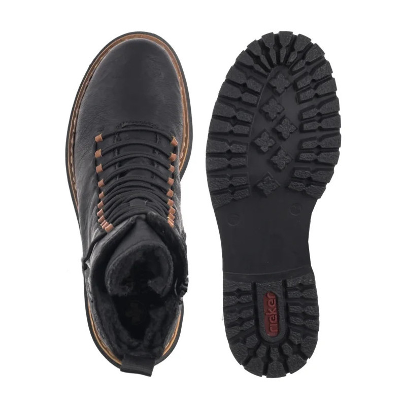 Rieker Czarne 72653-00 Black (RI334-a) batai