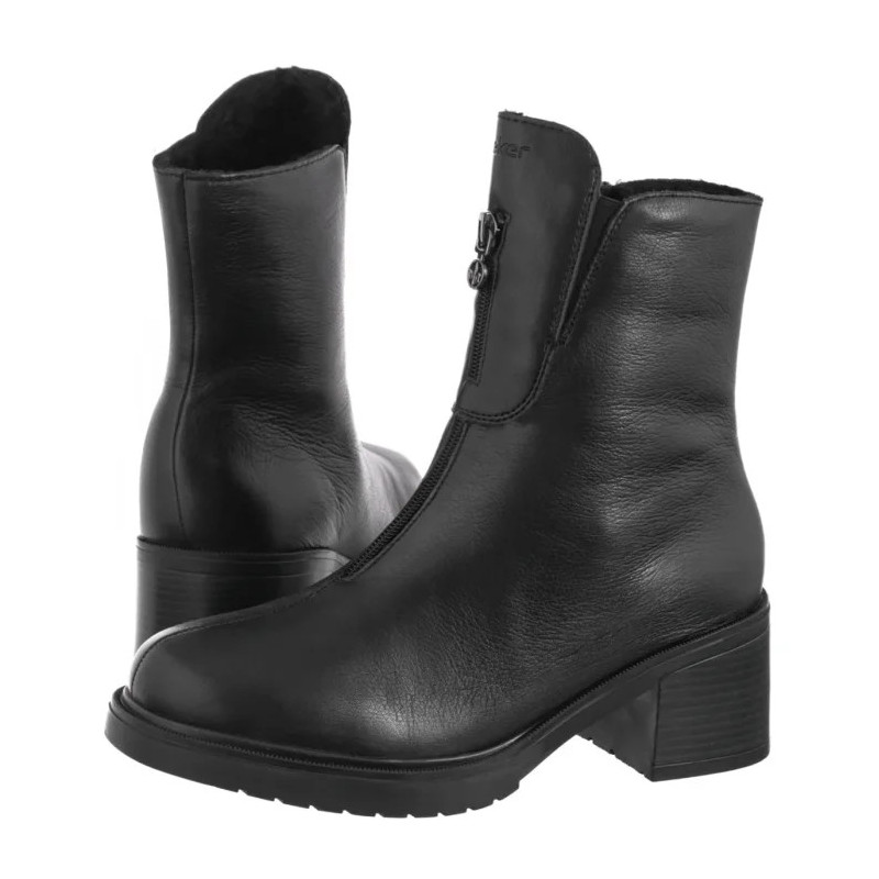 Rieker Czarne Y5255-00 Black (RI335-a) kurpes
