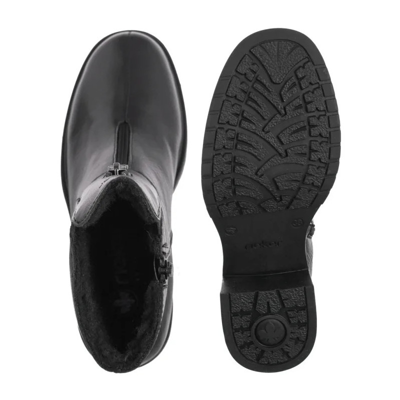 Rieker Czarne Y5255-00 Black (RI335-a) batai