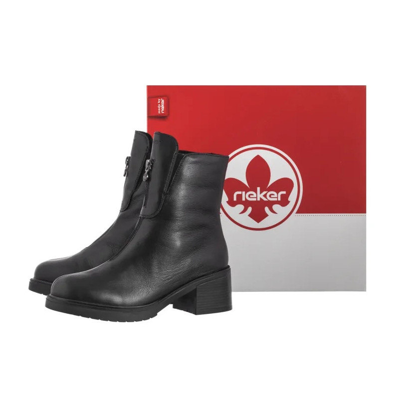 Rieker Czarne Y5255-00 Black (RI335-a) kingad