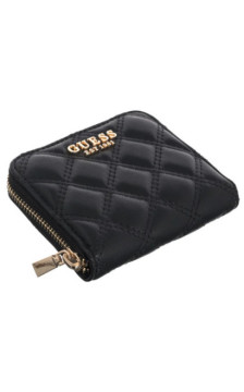 Guess Giully II Slg Small Zip Around SWQG96 73137 Black  (GU804-a) käekott