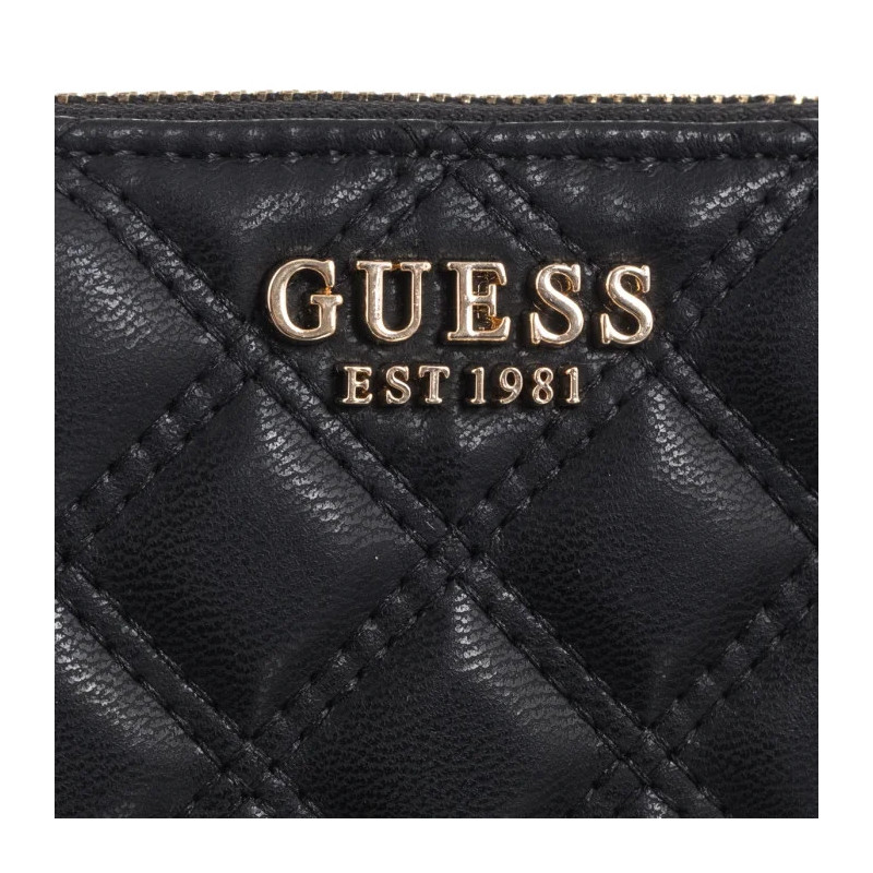 Guess Giully II Slg Small Zip Around SWQG96 73137 Black  (GU804-a) handbag
