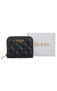 Guess Giully II Slg Small Zip Around SWQG96 73137 Black  (GU804-a) rankinė