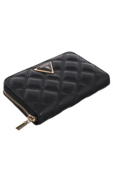 Guess Giully II Slg Med Zip Around SWQG96 73140 Black (GU808-a) rankinė