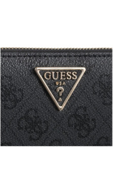 Guess Laurel II Slg Med Zip Around SWSG74 59140 Coal Logo (GU810-a) handbag