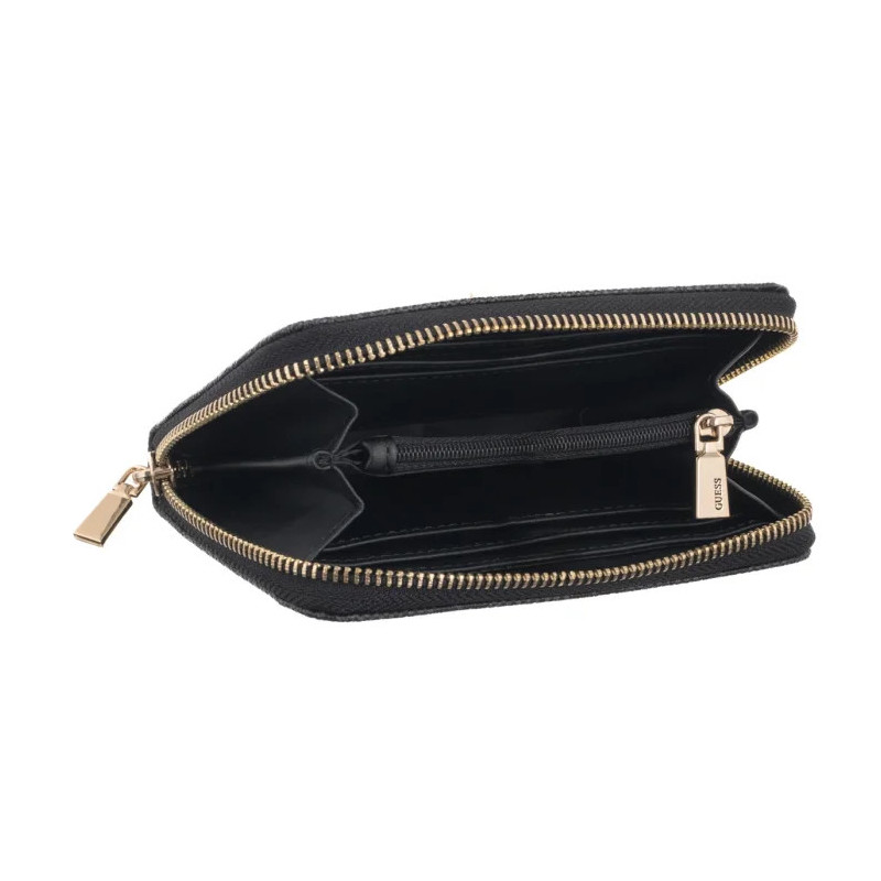 Guess Laurel II Slg Med Zip Around SWSG74 59140 Coal Logo (GU810-a) rokassoma