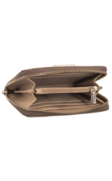 Guess Laurel II Slg Med Zip Around SWSG74 59140 Latte Logo (GU810-b) rokassoma