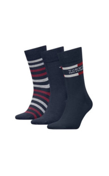 Tommy Hilfiger TH Men Sock 3p Giftbox Tommy Stri 701235376 001 804 (TH1411-a) sokid