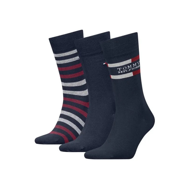Tommy Hilfiger TH Men Sock 3p Giftbox Tommy Stri 701235376 001 804 (TH1411-a) socks